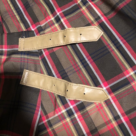 Tommy Hilfiger Wrap Around Pleated Plaid Skirt Size 12 - Picture 4 of 9